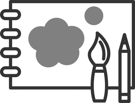 Sketchbook Vector Icon