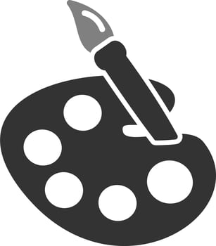 Palette Vector Icon