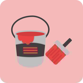 Paint bucket Vector Icon