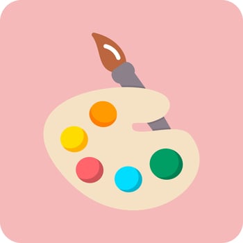 Palette Vector Icon