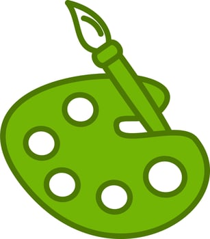 Palette Vector Icon