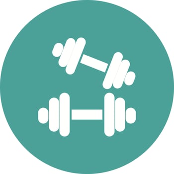 Dumbbell Vector Icon