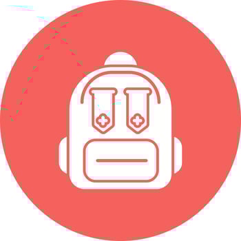 Backpack Vector Icon