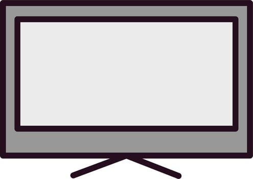 Television Vector Icon