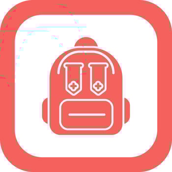 Backpack Vector Icon