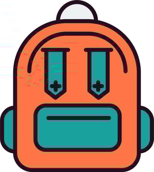 Backpack Vector Icon