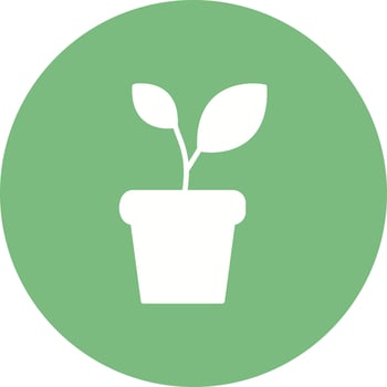Plant pot Vector Icon