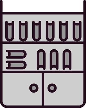 Bookcase Vector Icon