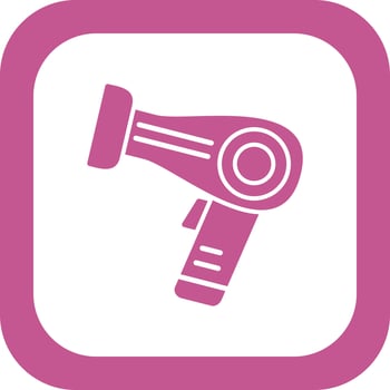 Hair dryer Vector Icon