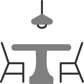 Dining table Vector Icon