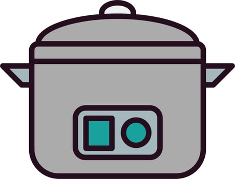 Rice cooker Vector Icon