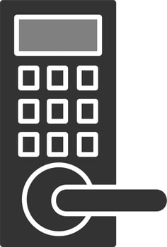 Smart lock Vector Icon