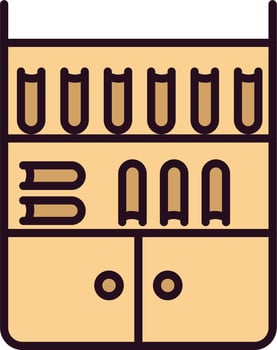 Bookcase Vector Icon