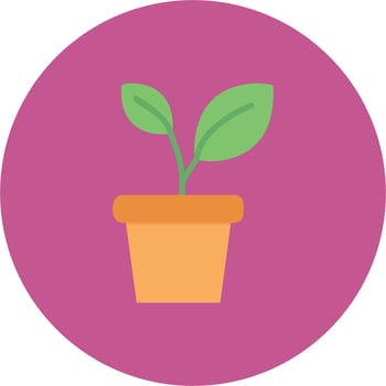 Plant pot Vector Icon