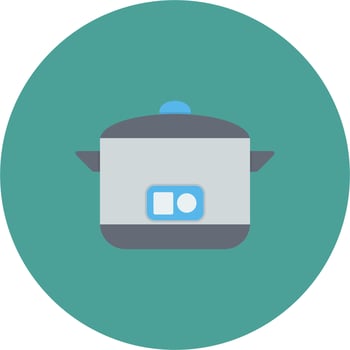 Rice cooker Vector Icon