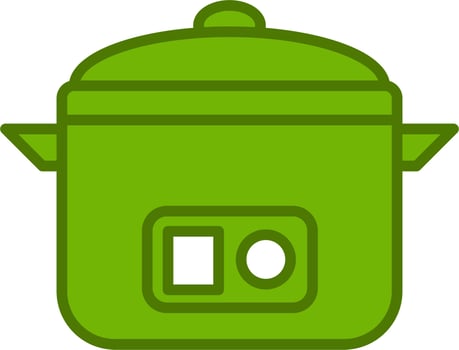 Rice cooker Vector Icon