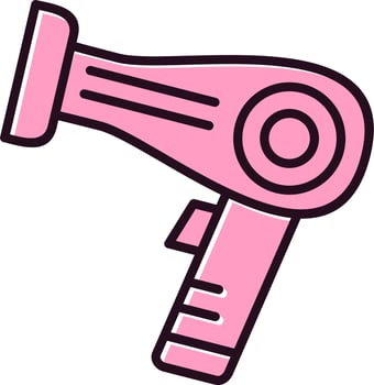Hair dryer Vector Icon
