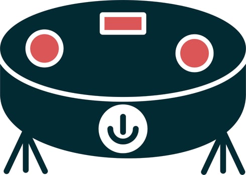 Robot vacuum cleaner Vector Icon