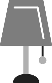 Desk lamp Vector Icon