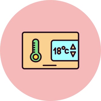 Temperature control Vector Icon