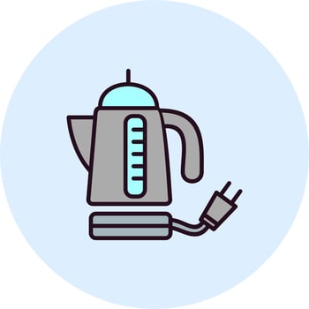 Electric kettle Vector Icon