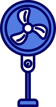 Floor Fan Icon vector
