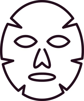 Facial mask Vector Icon