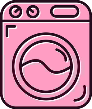 Washing machine Vector Icon