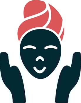 Facial treatment Vector Icon