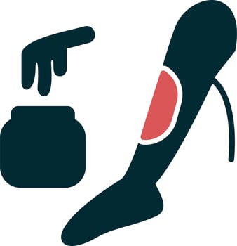 Waxing Vector Icon