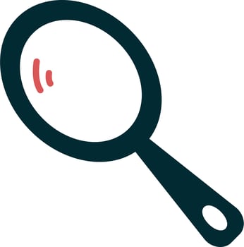 Hand mirror Vector Icon