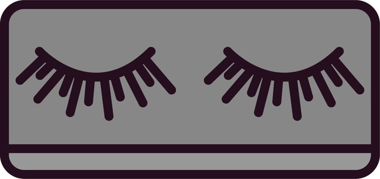 Eyelashes Vector Icon