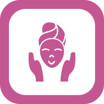 Facial treatment Vector Icon