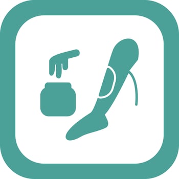 Waxing Vector Icon