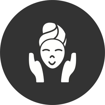 Facial treatment Vector Icon