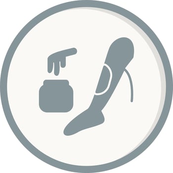Waxing Vector Icon