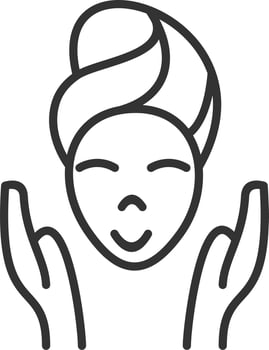 Facial treatment Vector Icon
