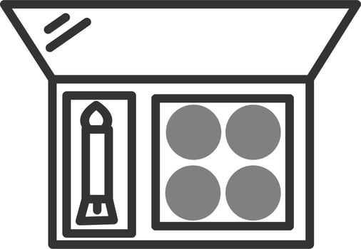 Eye shadow Vector Icon