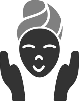 Facial treatment Vector Icon
