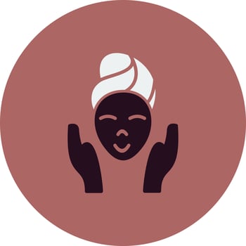 Facial treatment Vector Icon