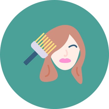 Hair dye Vector Icon