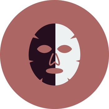 Facial mask Vector Icon