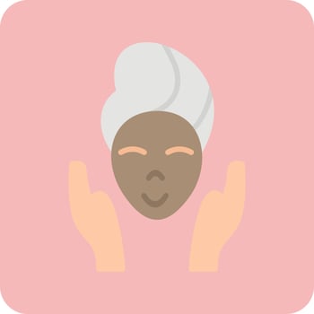 Facial treatment Vector Icon