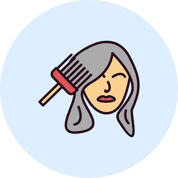 Hair dye Vector Icon