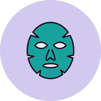 Facial mask Vector Icon