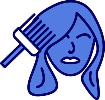 Hair dye Vector Icon
