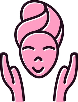 Facial treatment Vector Icon