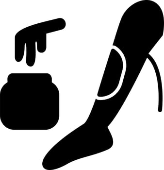 Waxing Vector Icon