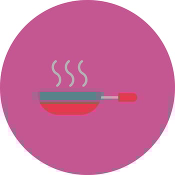 Frying Vector Icon