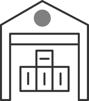Warehouse Vector Icon